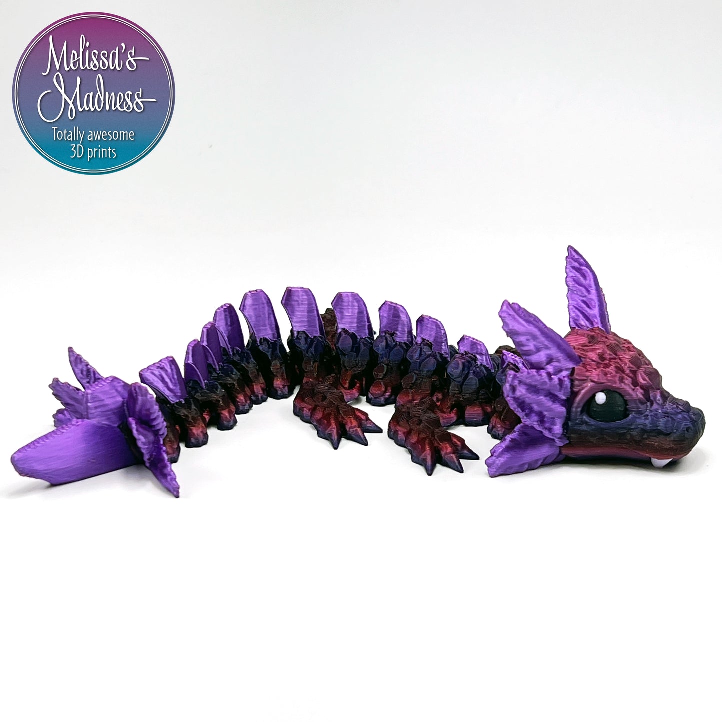 Axolotl Baby Dragon in Dragon's Lair & Royal Purple