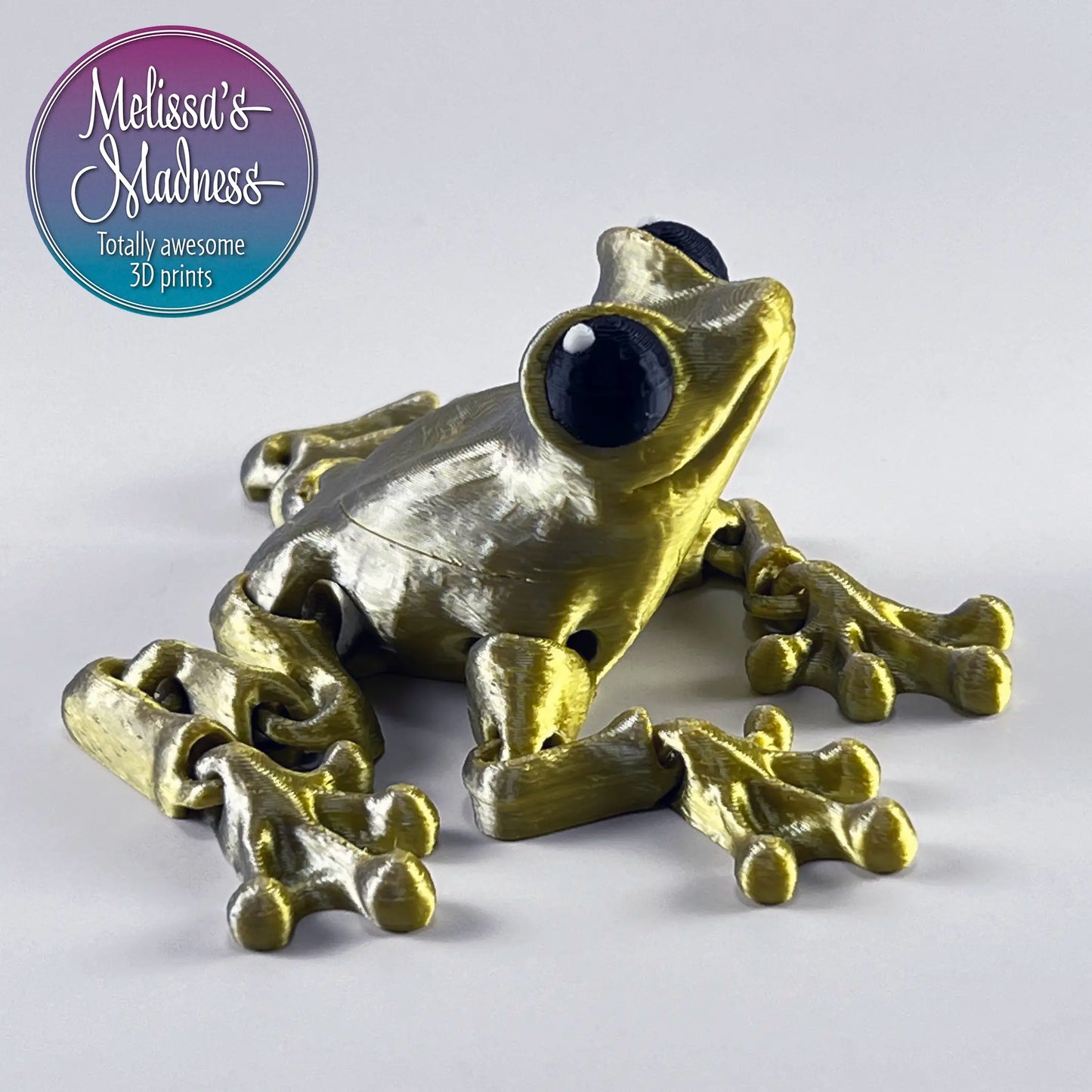 Cinder Frog in Silver+Gold Shifting
