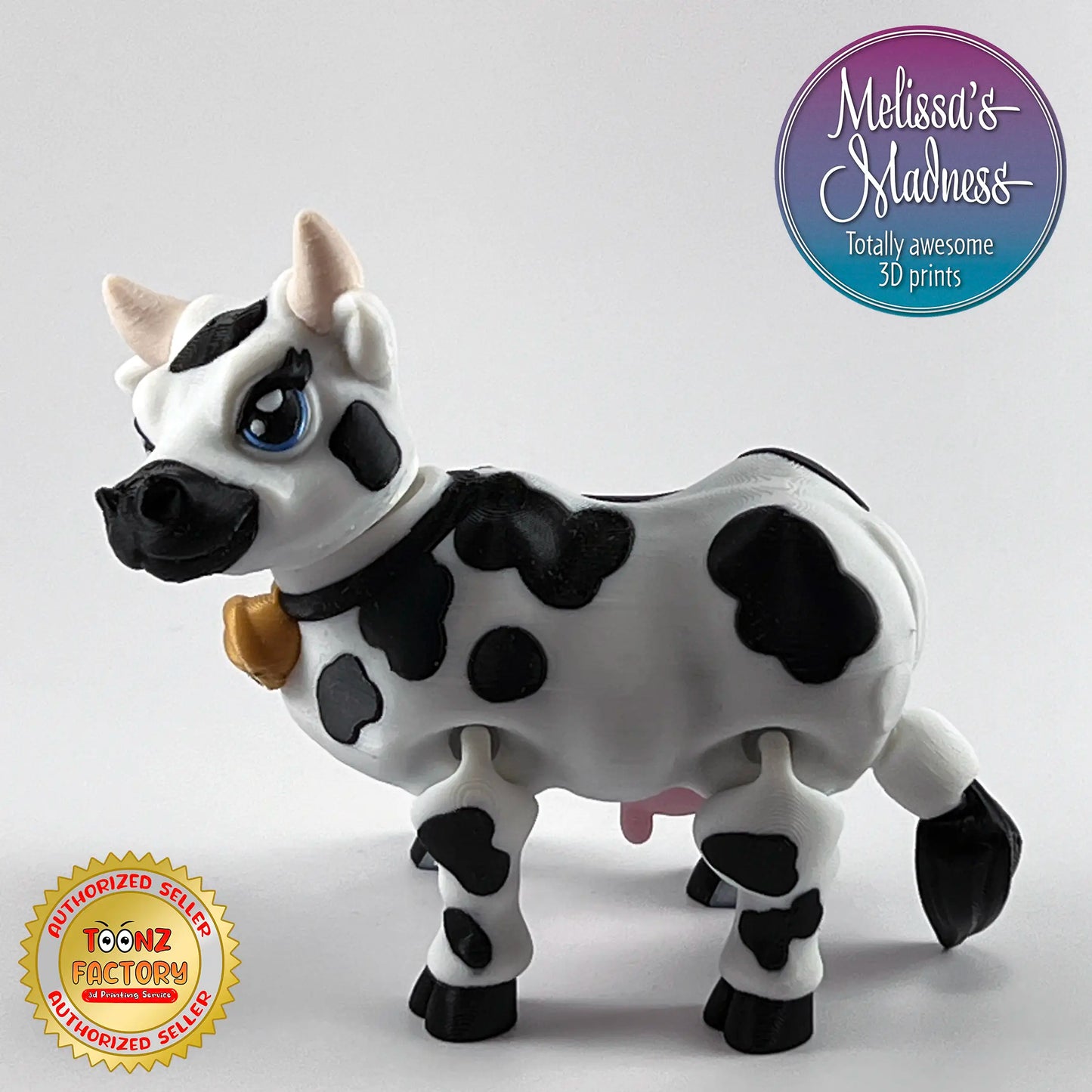 Cow in White & Black