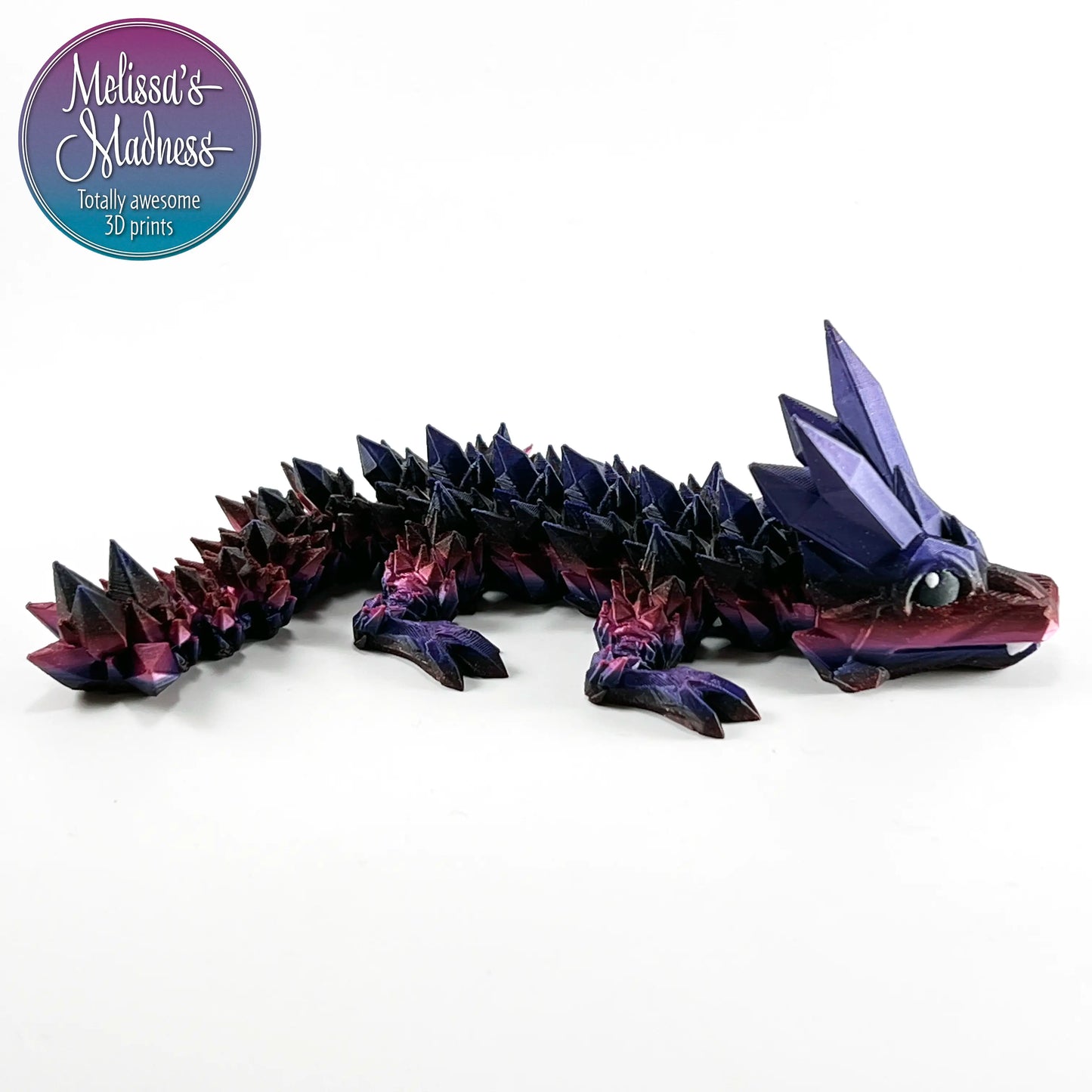 Crystal Baby Dragon in Underworld Sunset