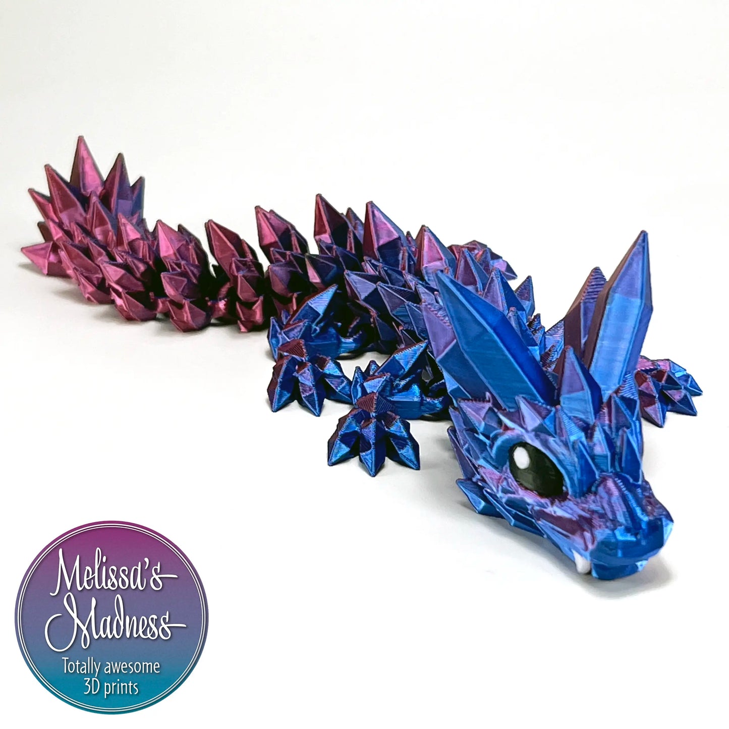 Crystal Baby Dragon in Red+Blue Shifting