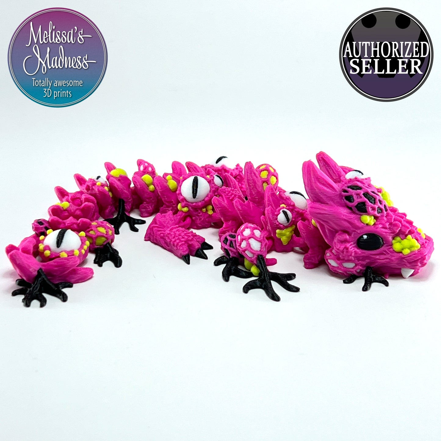 Infested Baby Dragon in Magenta & Toxicity