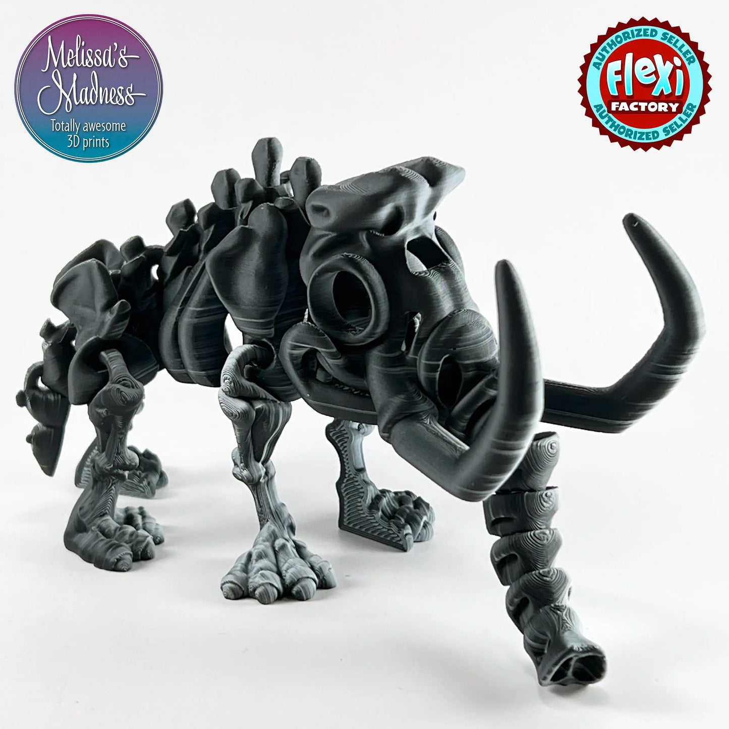 Mammoth Skeleton in Black+White Shifting