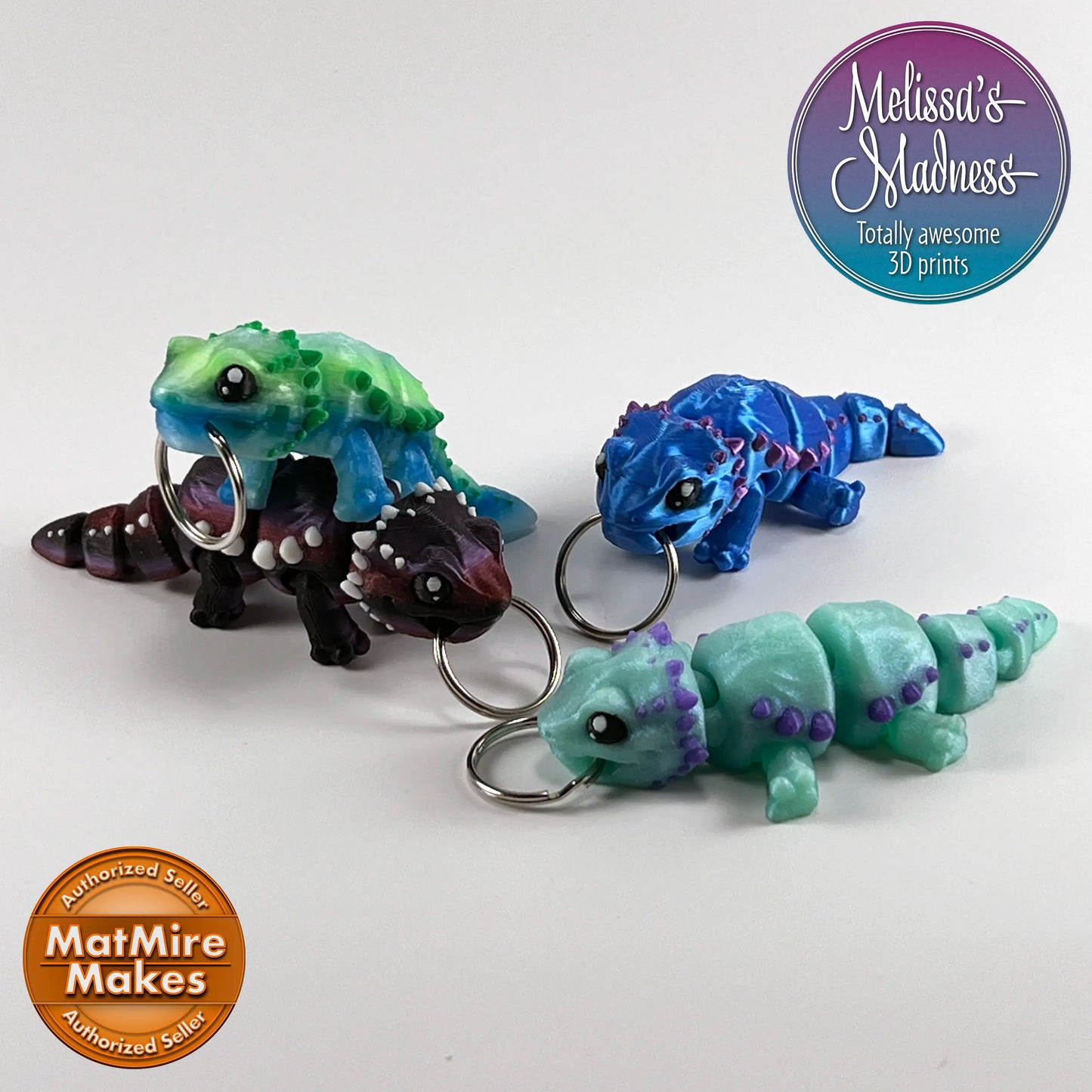 Mini Bearded Dragon Keychain