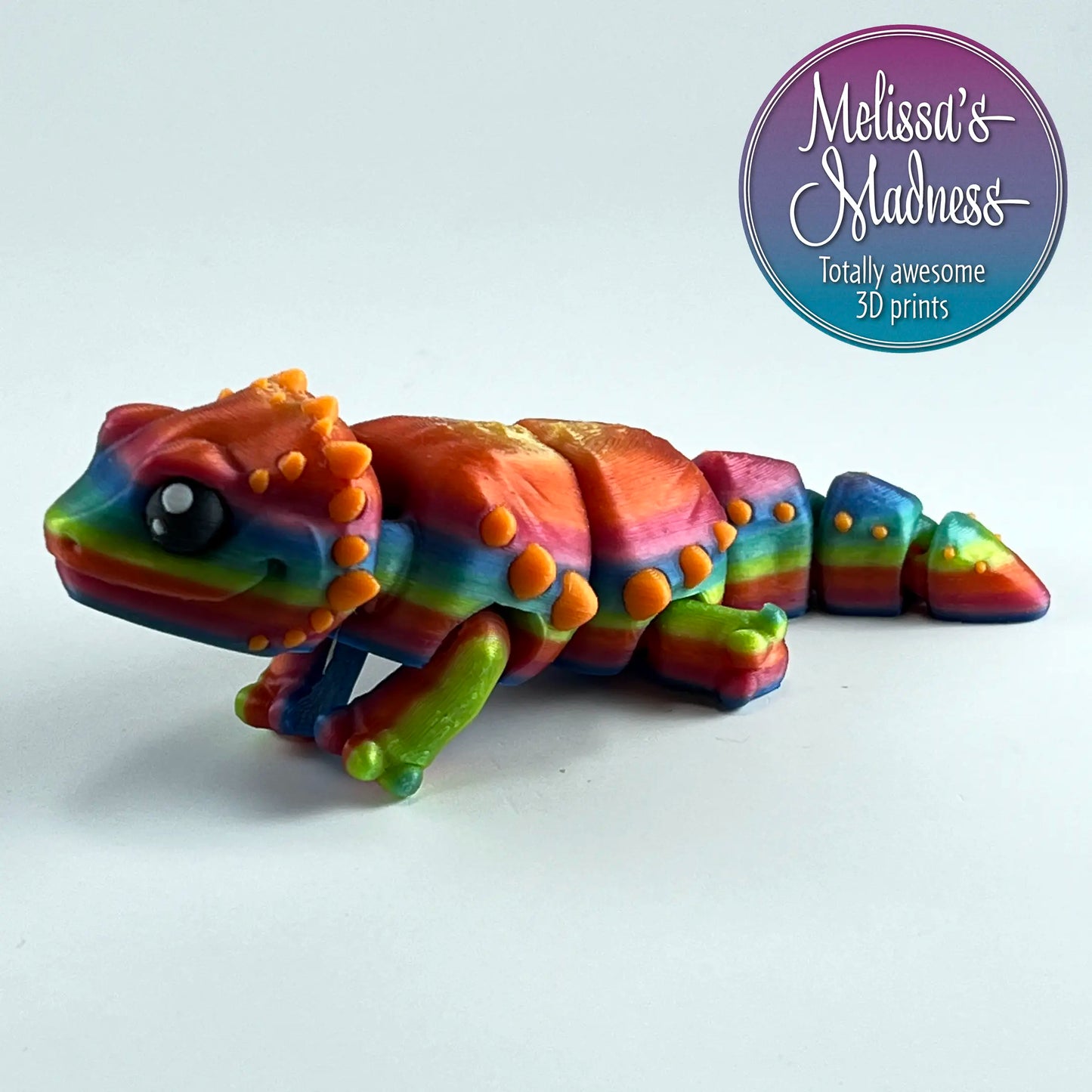 Mini Bearded Dragon in Fantasy Rainbow & Orange
