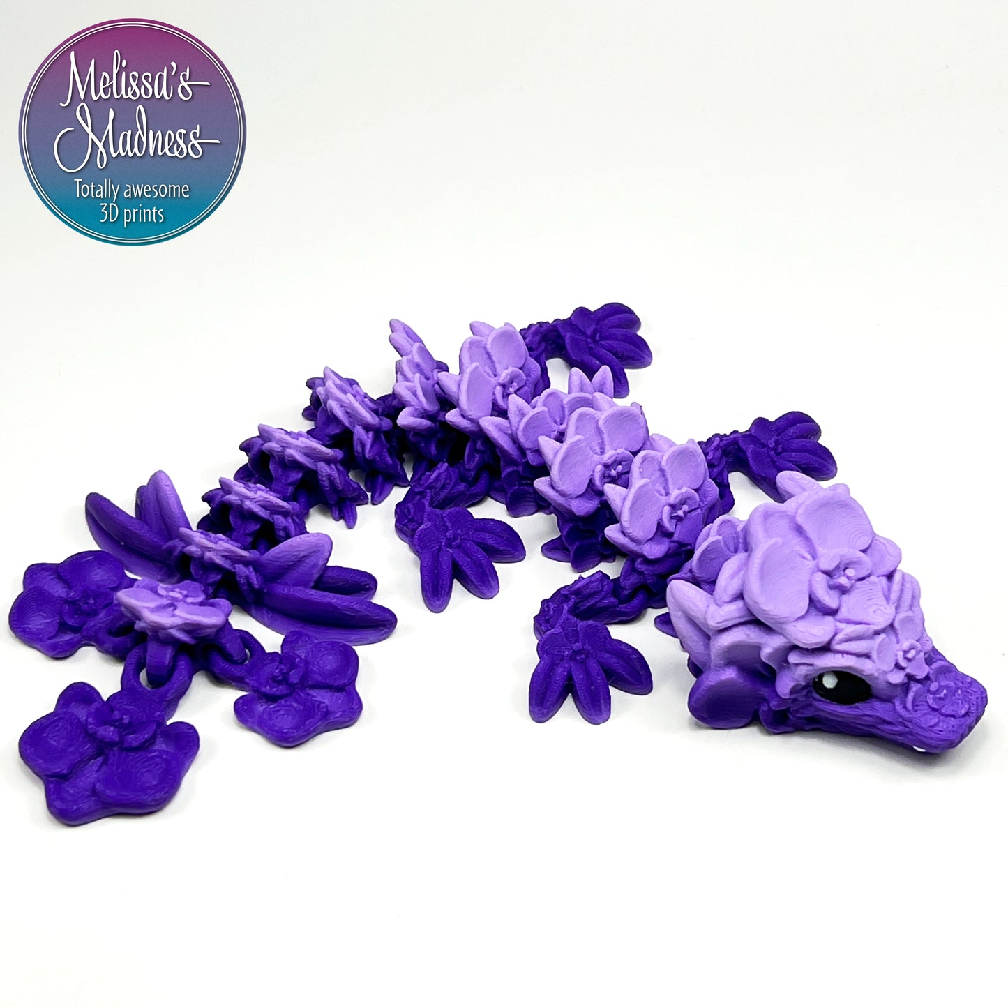 Orchid Baby Dragon in Purple Gradient