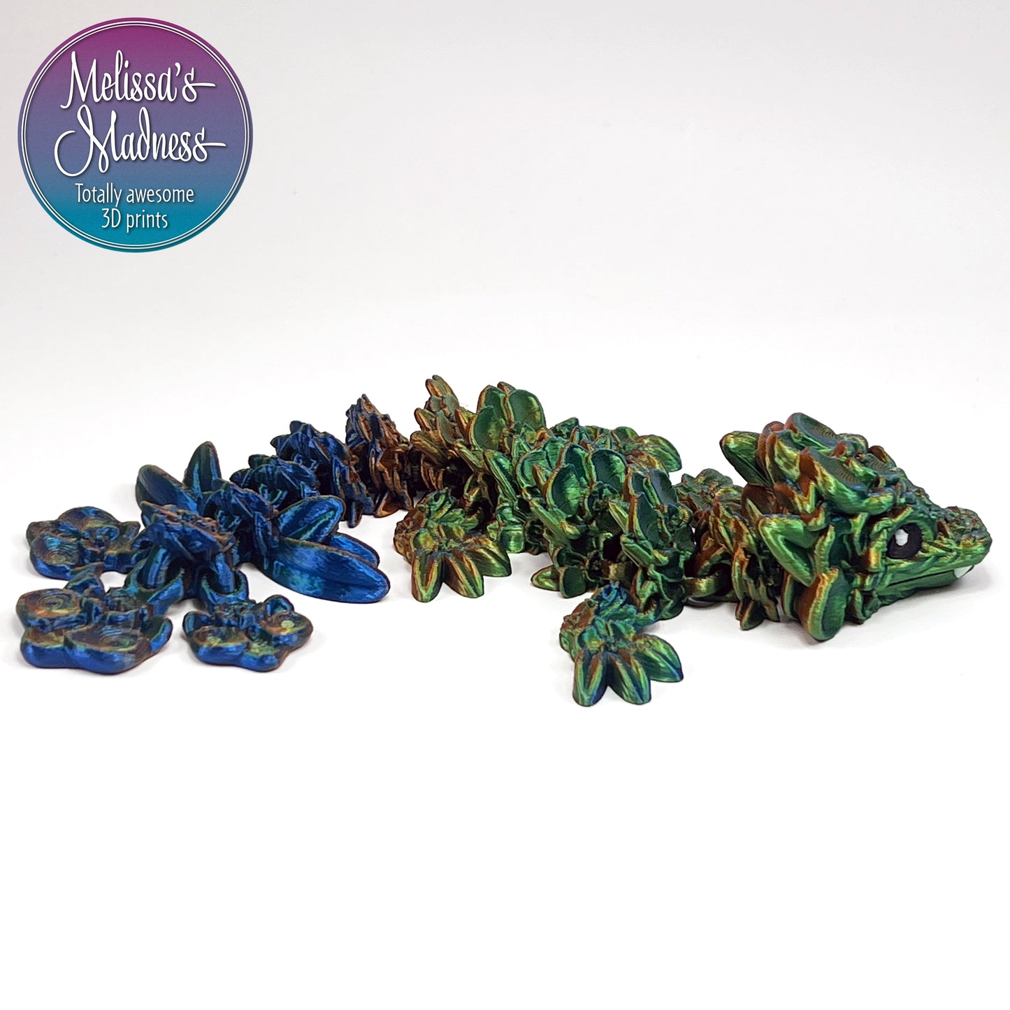 Orchid Baby Dragon in Orange+Green+Blue Shifting