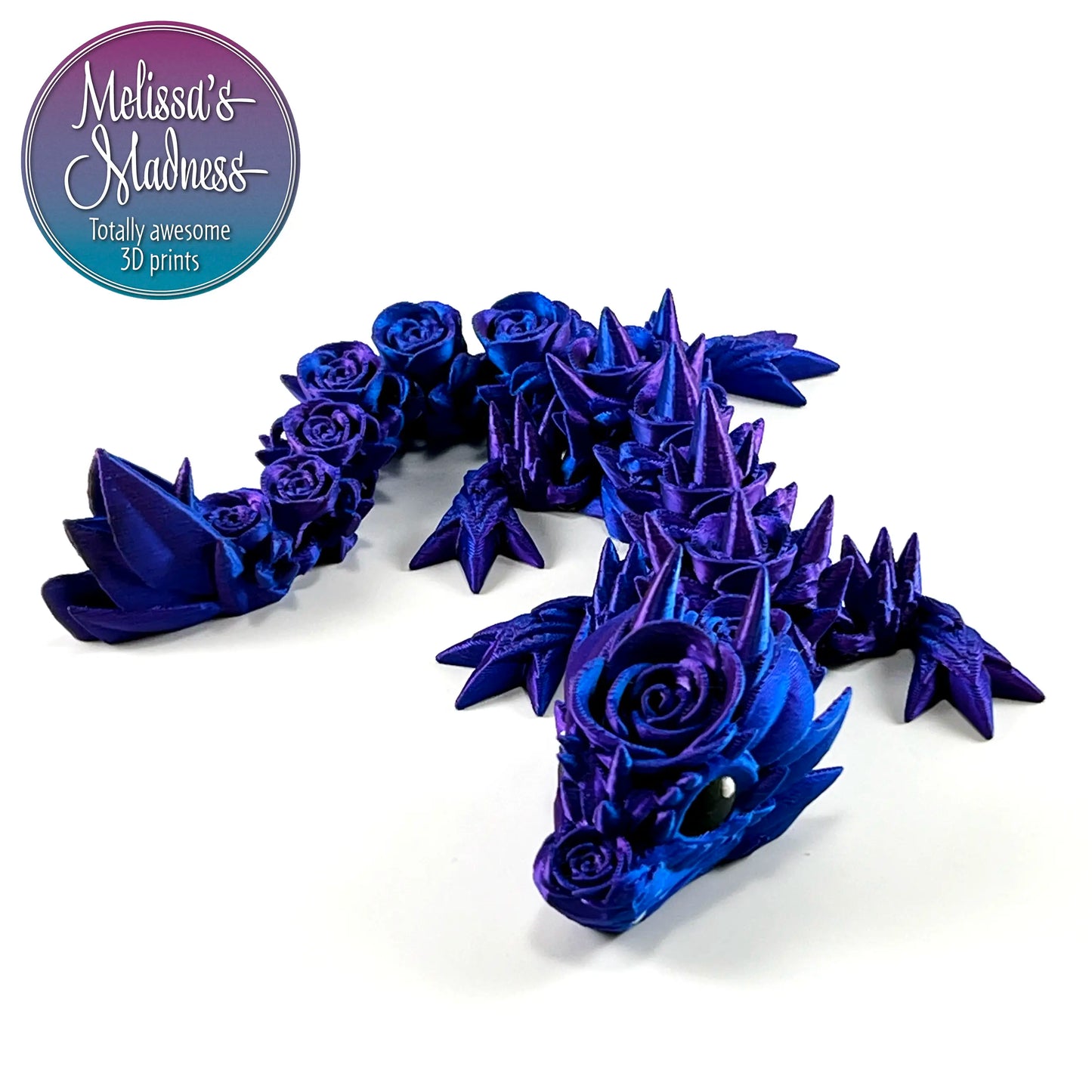 Rose Baby Dragon in Blue+Purple Shifting