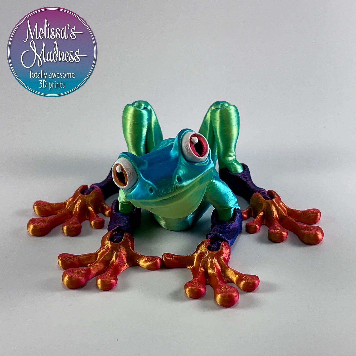 Tree Frog in Yellow+Blue Shifting & Red+Blue Shifting & Red+Gold Shifting