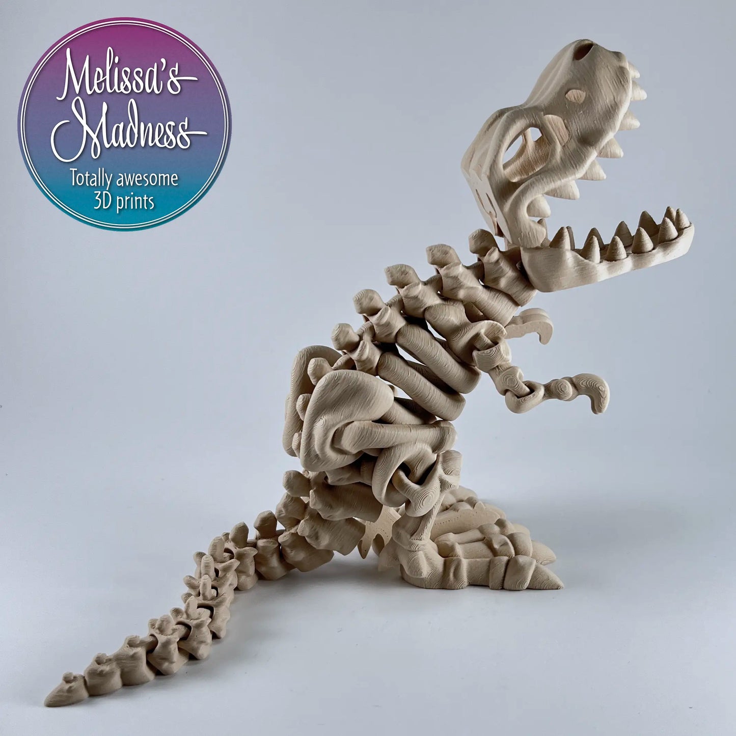 Tyrannosaurus Skeleton in Basic Beige