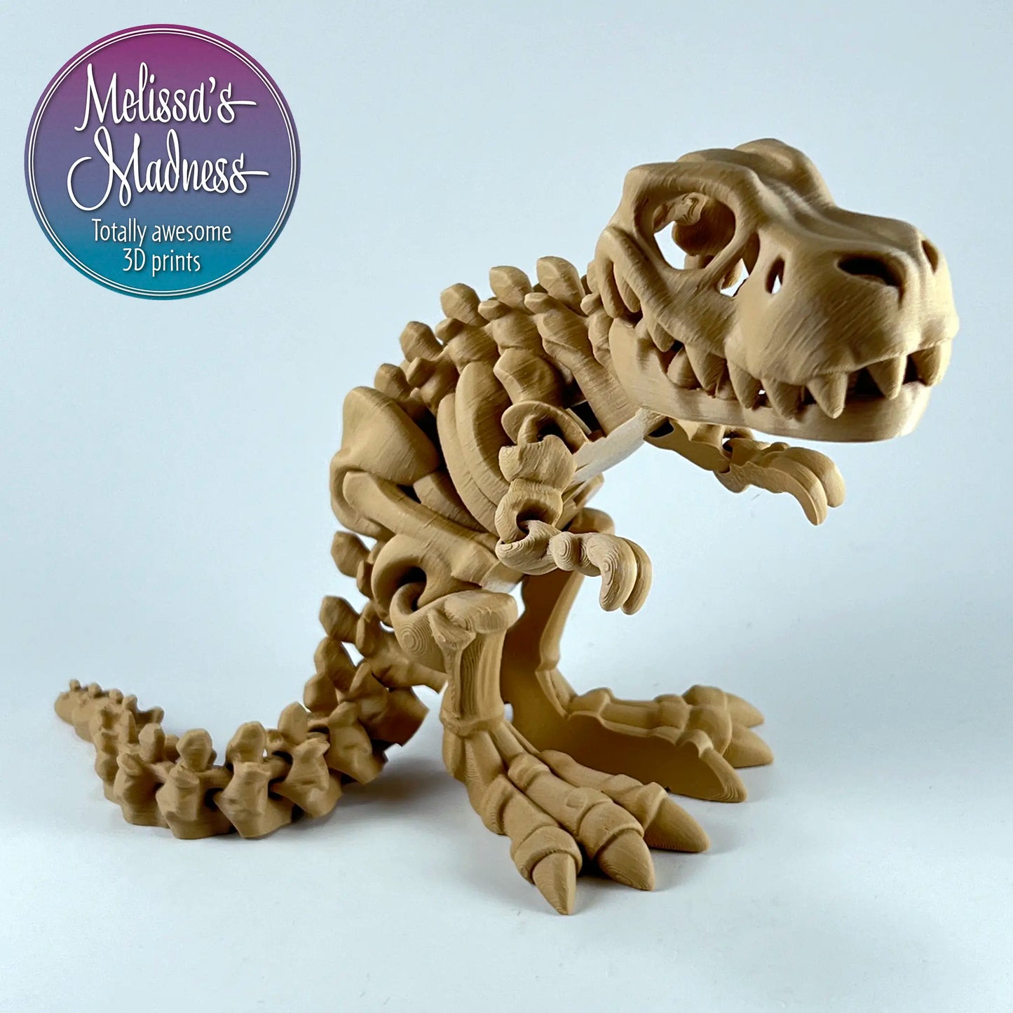 Tyrannosaurus Skeleton in Latte