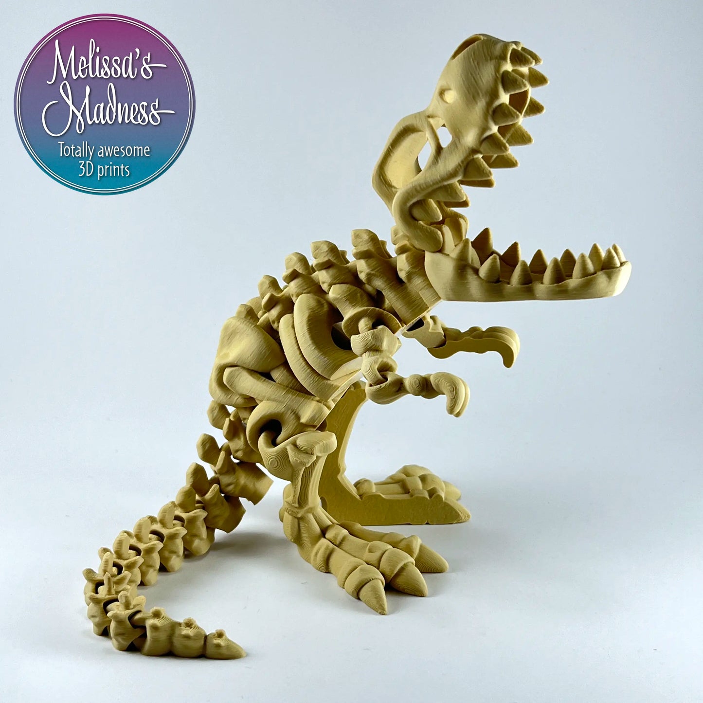 Tyrannosaurus Skeleton in Desert