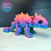 Ankylosaurus in Soft Rainbow