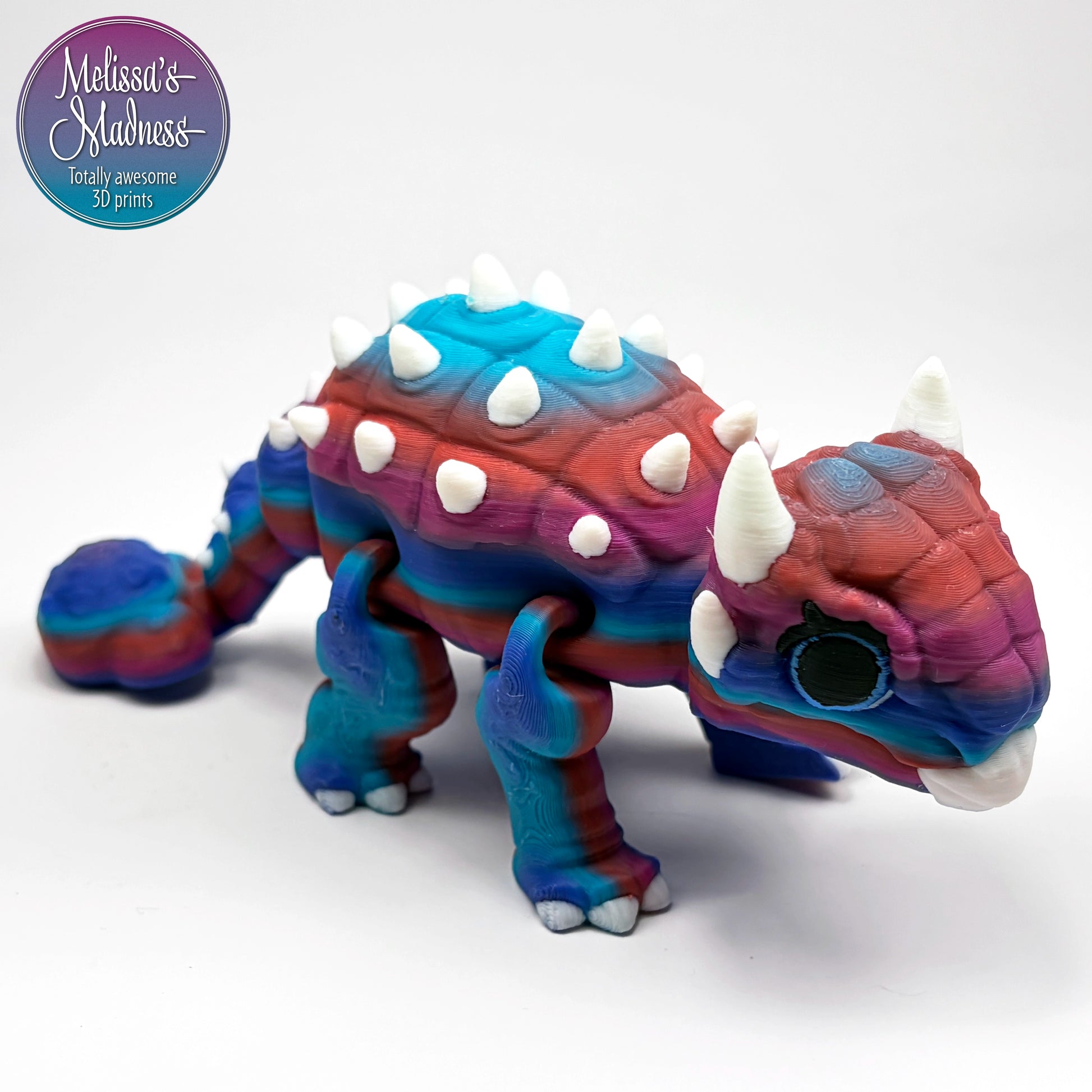 Wholesale Ankylosaurus in Mesa Morning flexi collectible gift shop museum 3D printed model