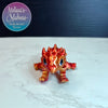 Ankylosaurus in Red+Gold Shifting