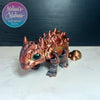 Ankylosaurus in Gold+Copper+Black Shifting