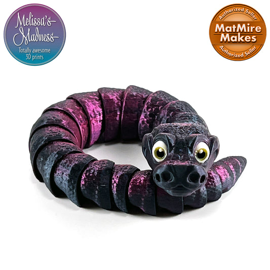 Ball Python Juvenile in Black+Rose Red Shifting