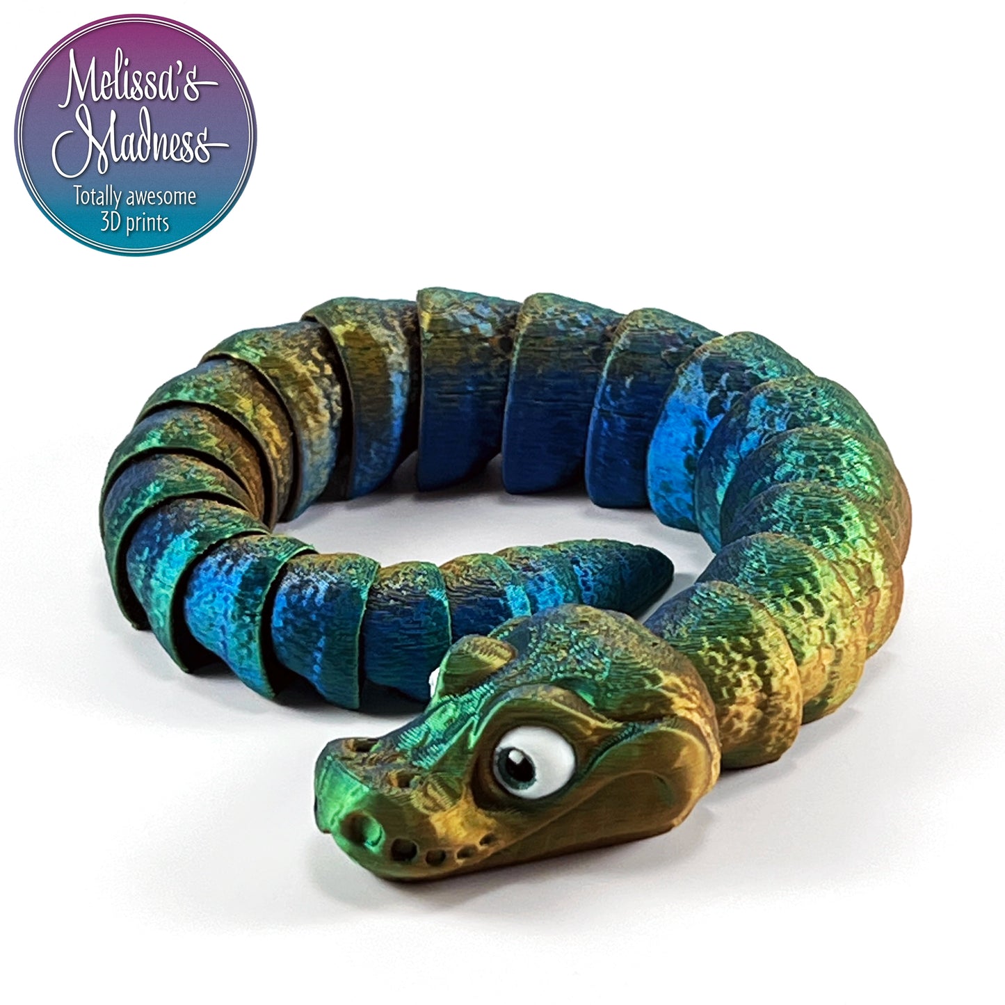 Ball Python Juvenile in Orange+Green+Blue Shifting