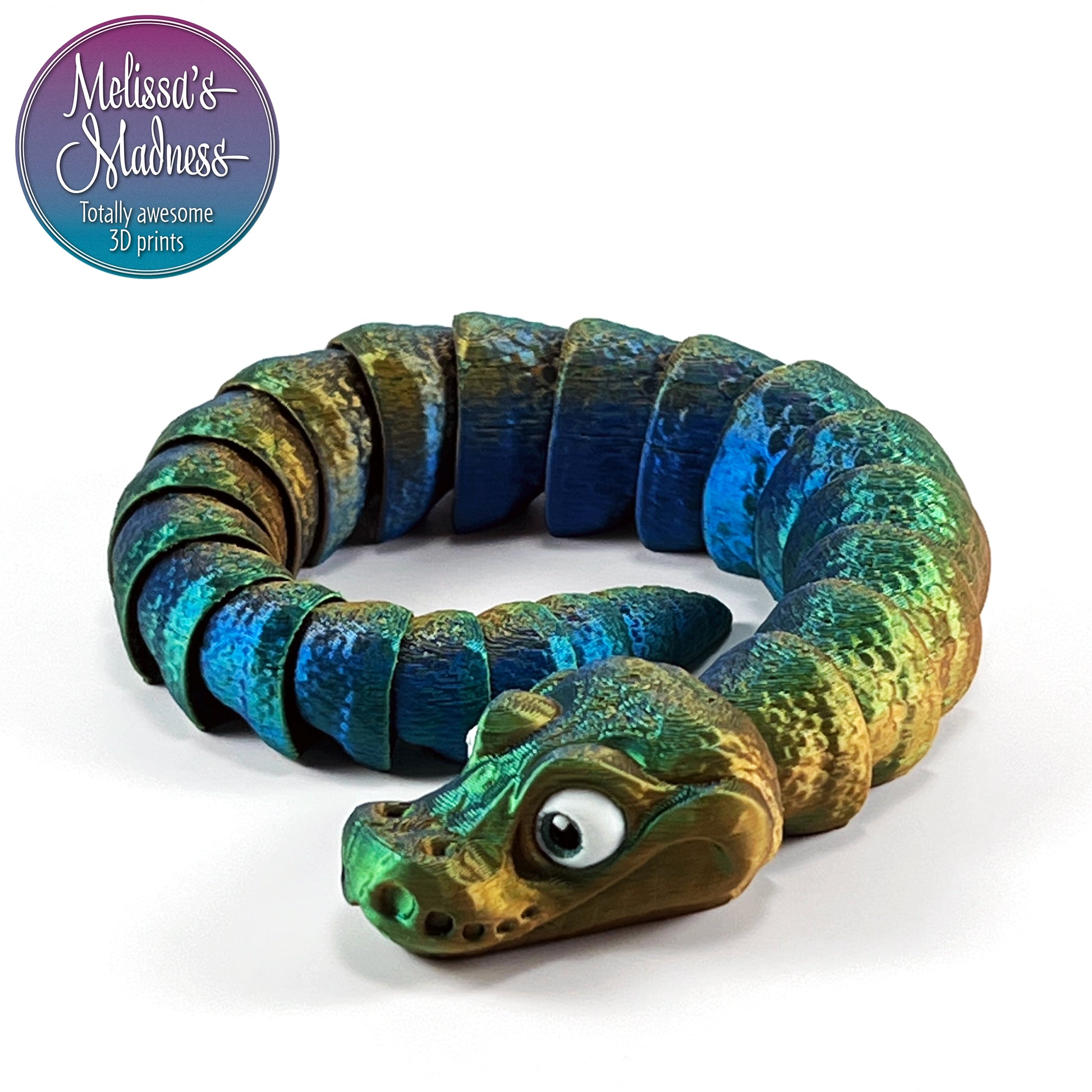 Ball Python Juvenile in Orange+Green+Blue Shifting