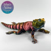 Bearded Dragon in Jewel Green+Orange Red+Gold Shifting