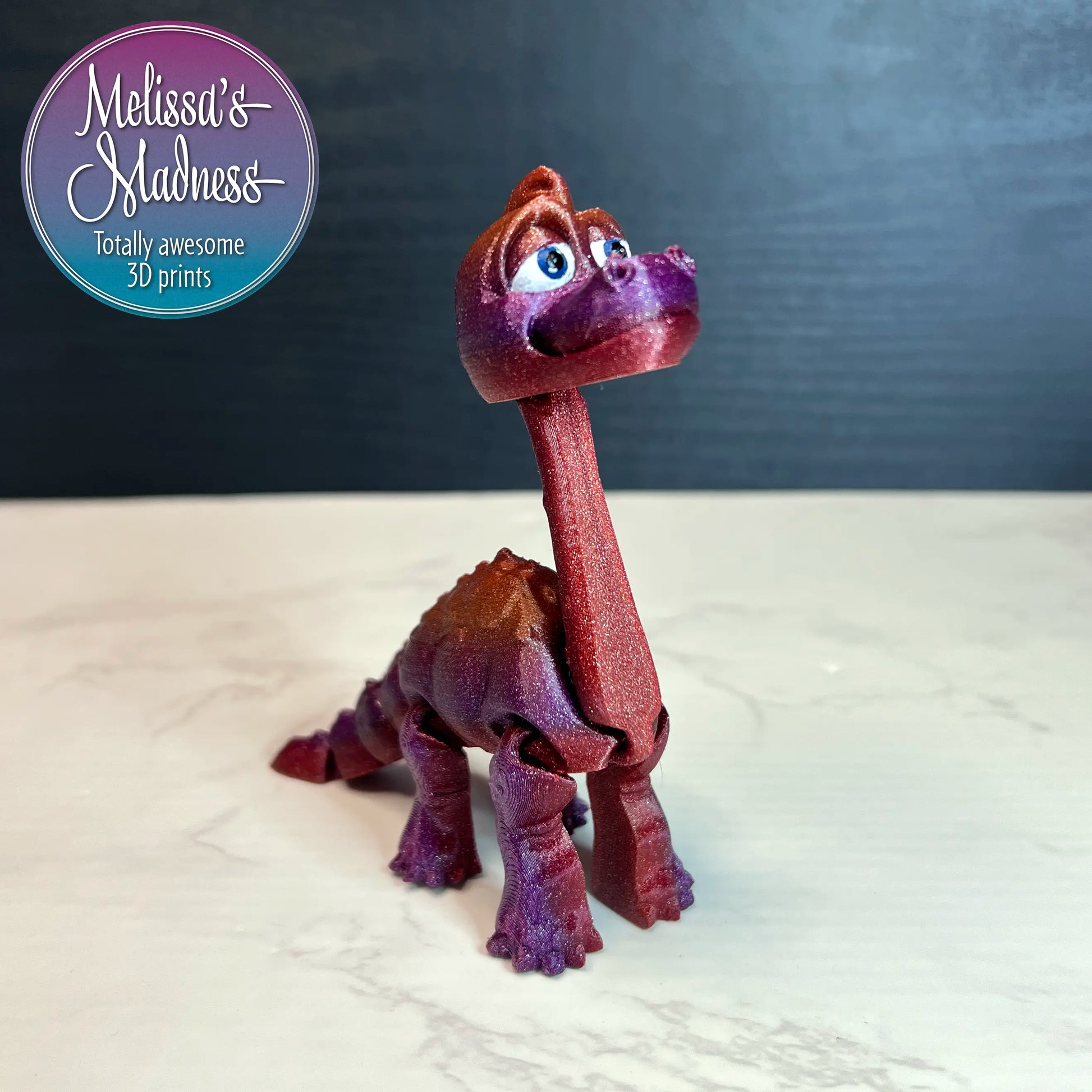 Brachiosaurus in Merlot Sunset