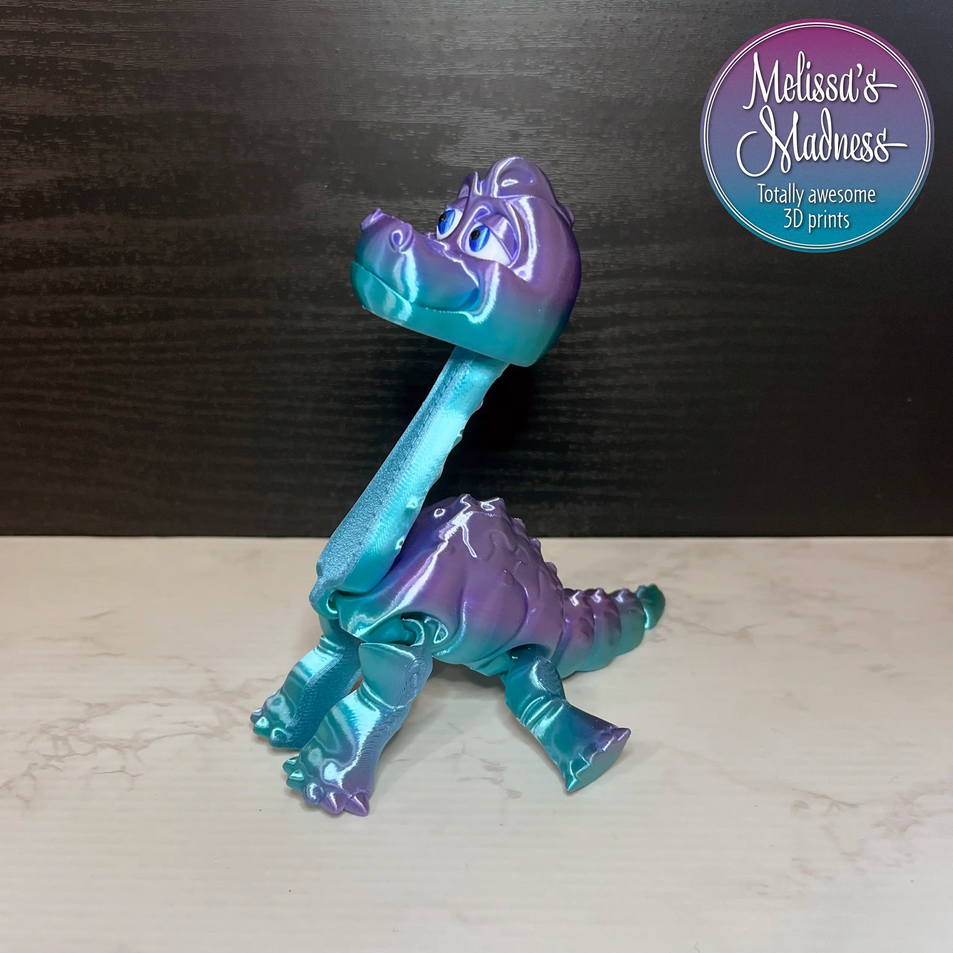 Brachiosaurus in Silk Mermaid