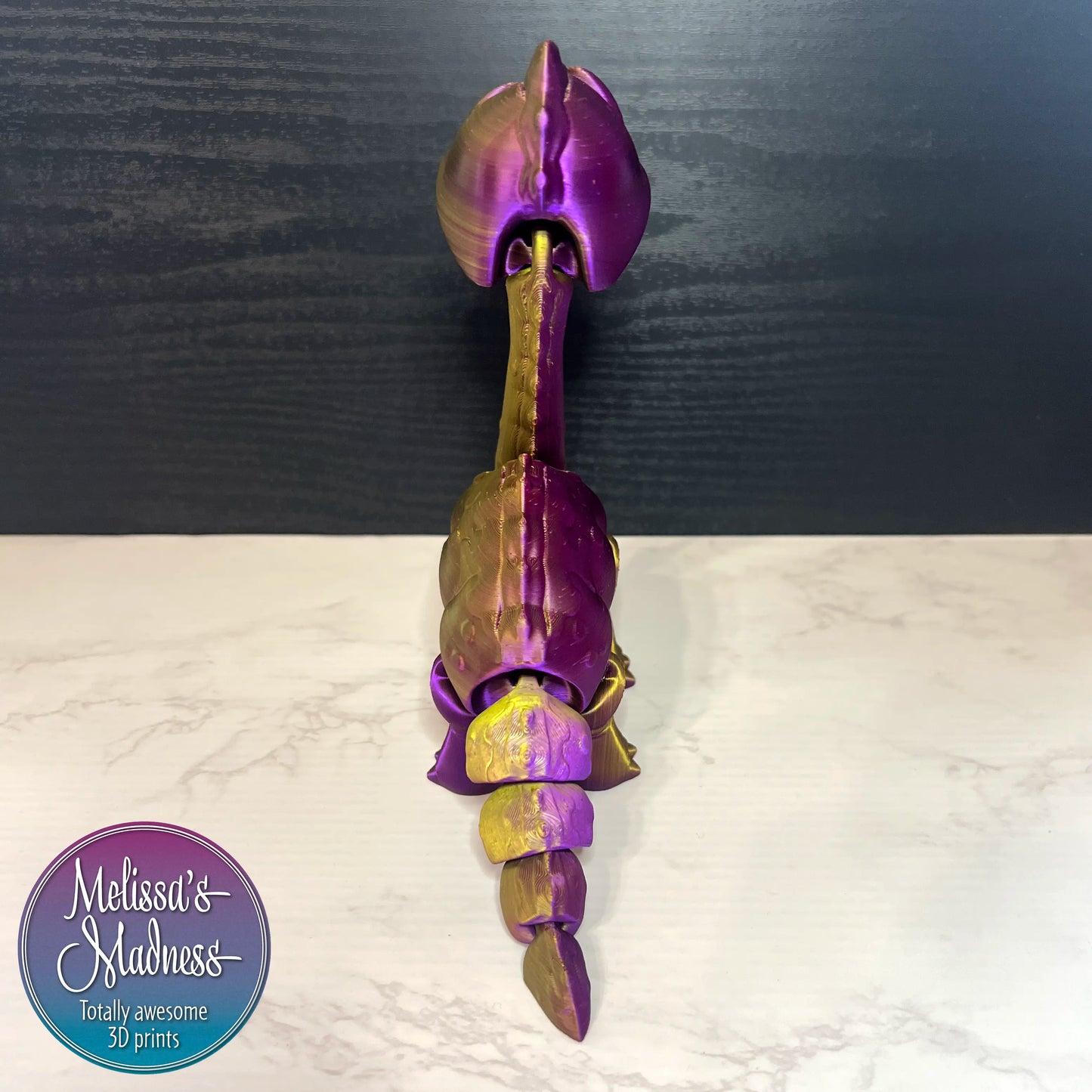 Brachiosaurus in Purple+Gold Shifting