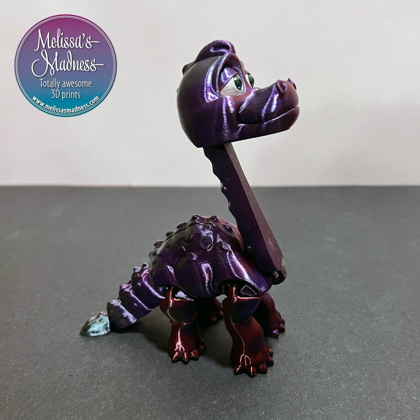 Brachiosaurus in Purple+Green+Copper Shifting