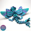 Sustainable Butterfly Baby Dragon in Aquarius articulated collectible eco-friendly PLA bioplastic