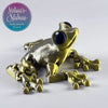 Cinder Frog in Silver+Gold Shifting
