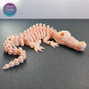 Crocodile Skeleton in Light Peach