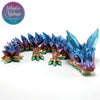 Crystal Baby Dragon in Muted Rainbow