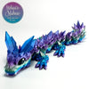 Crystal Baby Dragon in Pastel Rainbow
