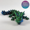 Crystal Baby Dragon in Blue+Green Shifting
