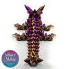 Crystal Baby Dragon in Purple+Gold Shifting