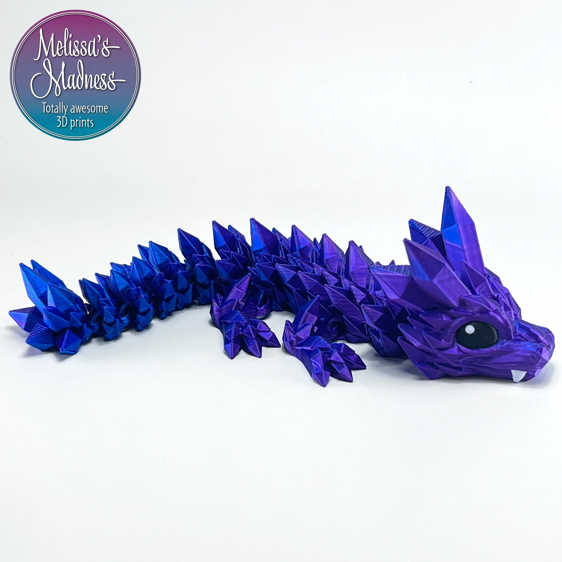 Crystal Baby Dragon in Blue+Purple Shifting