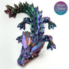 Crystal Baby Dragon in Purple+Green+Copper Shifting