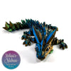 Crystal Baby Dragon in Orange+Green+Blue Shifting
