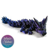Crystal Baby Dragon in Black+Blue+Purple Shifting