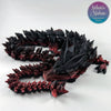 Crystal Dragon in Embers