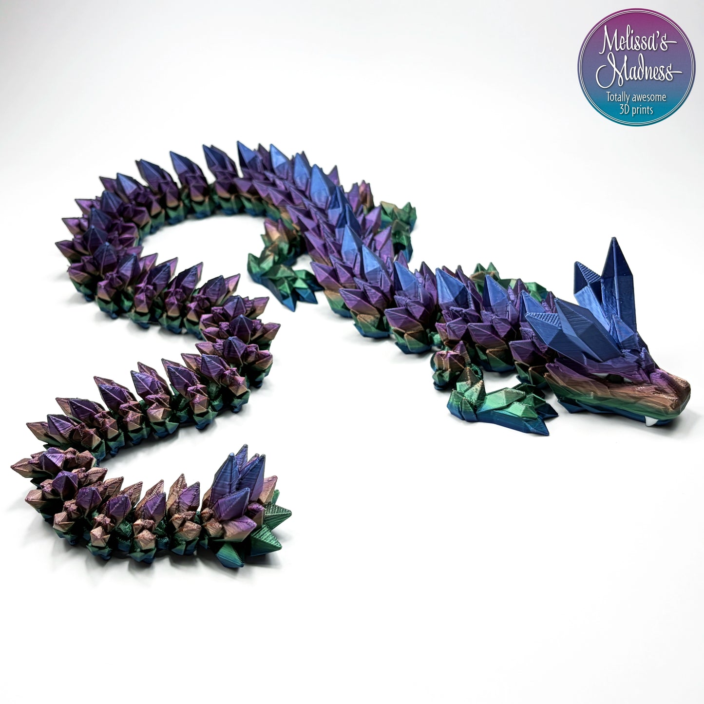 Wholesale Crystal Dragon in Universe flexi collectible gift shop 3D printed model