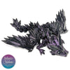 Crystalwing Baby Dragon in Amethyst Sparkle