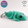 Cute Crocodile Keychain in Mint Elixer