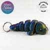 Cute Manatee Keychain in Red+Yellow+Blue Shifting