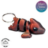 Articulated Cute Pterodactyl Chunky Keychain in Gold+Copper+Black Shifting Museum Store Wholesale Supplier Figurine