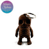 Cute Skeleton Keychain in Cocoa Brown