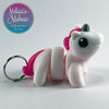 Cute Unicorn Keychain in White & Pixie Perfect