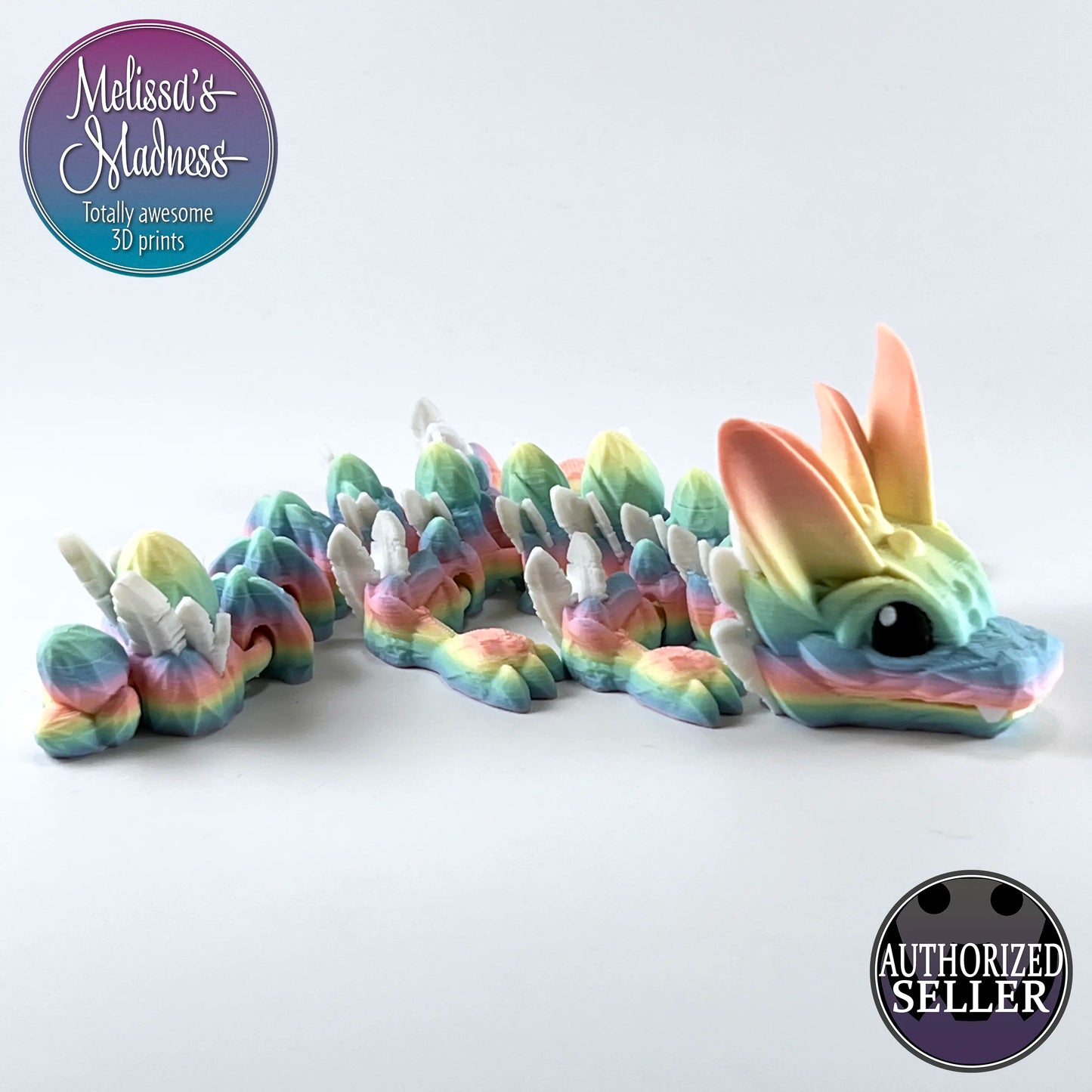 Easter Baby Dragon in Pastel Spectrum