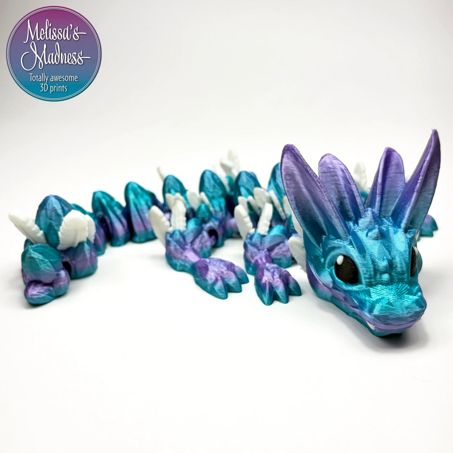 Gift shop Easter Baby Dragon in Silk Mermaid articulated wholesale gift shop store figurine