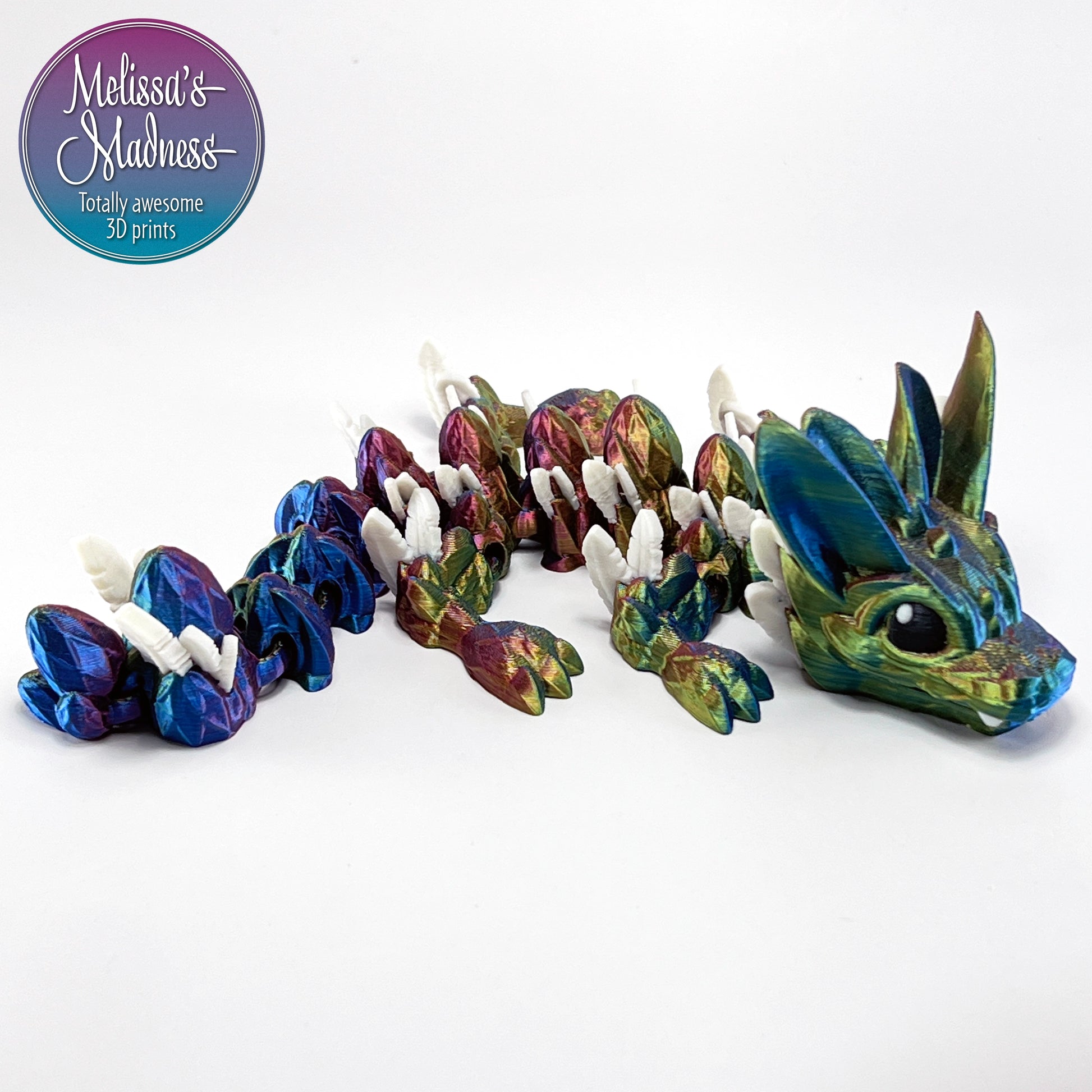Easter Baby Dragon in Red+Yellow+Blue Shifting